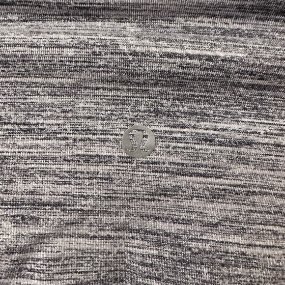 Lululemon wunder under crop high rise heathered gray leggings size 2 - Picture 5 of 6